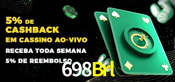 Promoções do cassino ao Vivo 698Brl